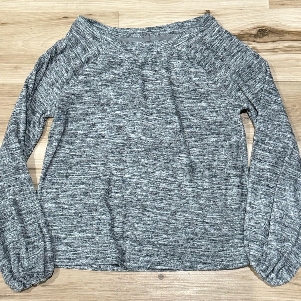 Lou & Grey Open Neck Long Sleeve Shirt Women’s Small